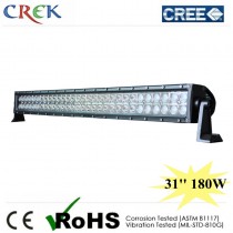 Super Bright Dual Row 31'' Inch LED Light Bar 180W, LED Driving Light Bars (CK-BC23003B)