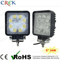 Super Bright Square 24W LED Work Light with CE RoHS IP67 (CK-WE0803B)