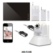 Wireless Remote Intelligent Intruder Alarm System with WiFi Camera