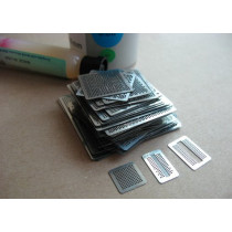 147PCS BGA Reballing Stencil Templates Heat Directly