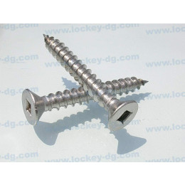 Flat Head Square Drive Deck Screw