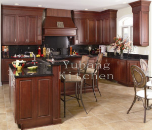 (Solid Cherry Wood kitchen #2012-39) Kitchen Cabinet
