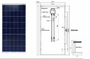 185W Watt Poly Solar Panel Energy Power Panel