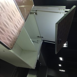 18mm MDF Door High Gloss Kitchen Cabinet (ZHK-020)