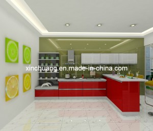 2013 New High Gloss Lacquer Kitchen Cabinet (DM9664)