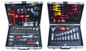 2014hot Selling-122PCS Professional Combination Tool Kit with Aluminium Case