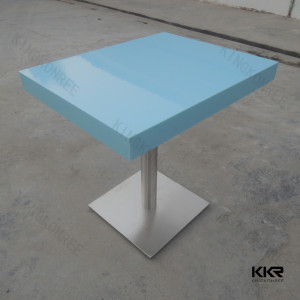 24inch Solid Surface Tables Stylish Blue Table Top for Dining Room