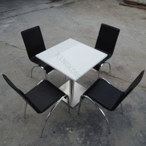 600X600mm Square Artificial Stone Modern Dining Table Top