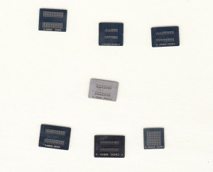 7pcs BGA Stencil Templates Heat Directly for DDR