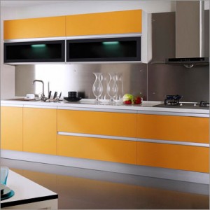 Anti Scratch Acrylic Kitchen Cabinets (ZH-8621)