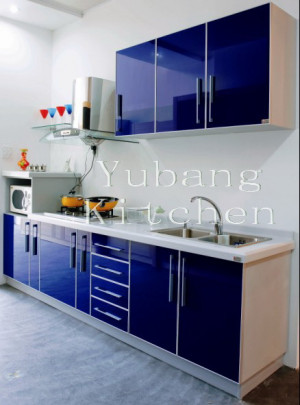 Baked Paint Kitchen Cabinet (M-L101)