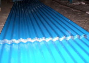 Blue Color Cheap Corrugated Steel Sheet