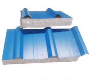 Blue Corrugated Sandwich Panel