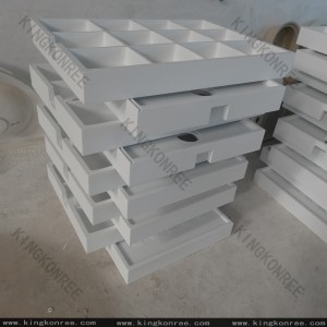 China Manufacturer Solid Surface Shower Tray for Bathroom