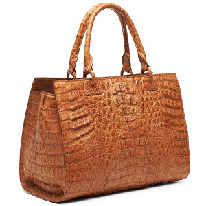 China Wholesale Luxury Satchel Genuine Crocodile Leather Briefcase