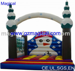 Christmas Inflatable Snowman Bouncer for Promotion (MIC-389)