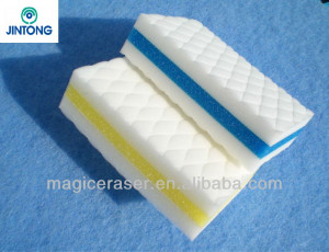 Cleaning Kitchen Sponge Innovative Melamine Cleaning Sponge with Soap Dispenser, No Extra Detergents Need