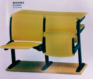 College Lecture Theatres Desk and Chairs, Tip up Seat (MXA-004)