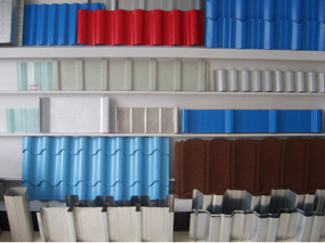 Color Pre Painted Corrugated Aluminum Steel Sheets