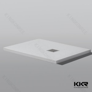 Competitive Price Customized Rectangular Solid Surface Shower Tray