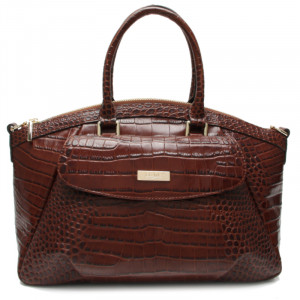 Crocodile Leather Satchel Handbag Genuine Leather
