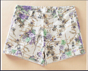 Custom Printing Short Hot Pants for Women