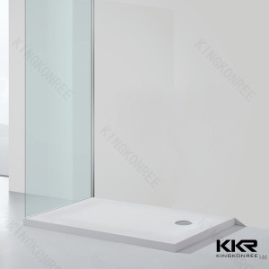 Customized Anti-Slip Artificial Stone Solid Surface Shower Base