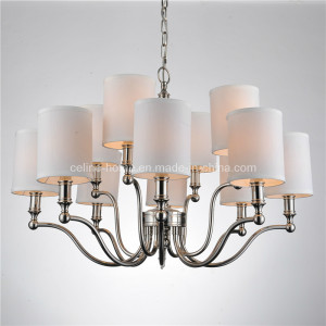 Decorative Modern Pendant Lamp Light with Fabric Shade (SL2017-8+4)