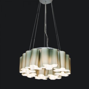 Design Modern Natural Green Glass Pendant Lamp Light for Home