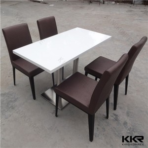 Dining Room Marble Stone Top Coffee Dining Table Round