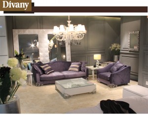 Divany New Modern Living Room Furniture with Sofa and Coffee Table (LS-102)