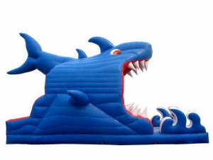 Giant Inflatable Shark Slide Inflatable Slides
