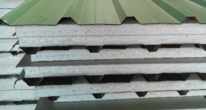 Green Color Metal Panel Material and EPS Sandwich Panels Type PU Wall Panel