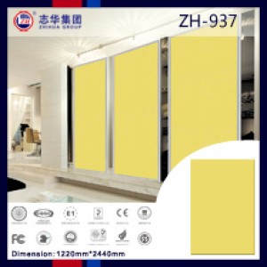 High Gloss Yellow UV MDF Panel (ZH-937)