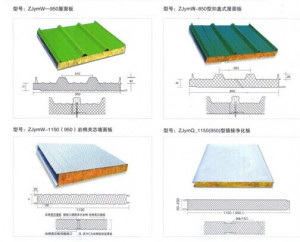 Hot Selling Color Sheet Rockwool Sandwich Panel for Country House/Cottage