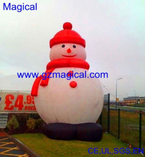 Huge Size Inflatable Snowman Ornament for Outdoor Use (MIC-451)