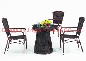 Iron Steel Wicker Leisure Garden Dining Furniture (JJ-S321&567)