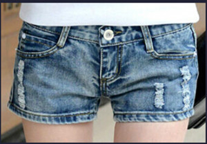 Ladies' Women's Shorts Jeans Denim