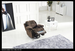 Living Room Chair Fabric Recliner Single Chair