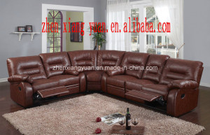 Living Room Corner Sofa Recliner Sectional Faux Leather Sofa Suits