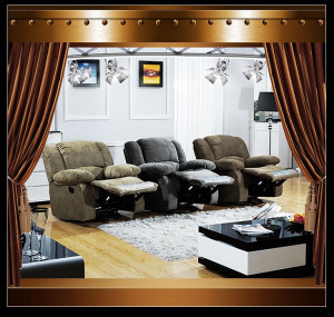 Living Room Products Microfiber Recliner Chair