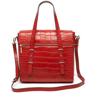 Luxury Crocodile Pattern Leather Women Satchel Wholesale Handbag 2014