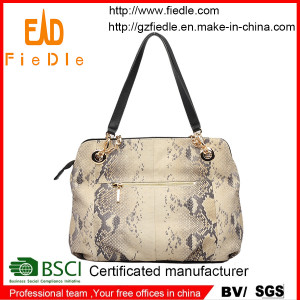 Luxury Genuine Snake Leather Bag Women Stylish Lady Handbag (N959-B2094)