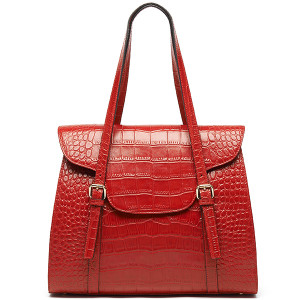 Luxury Hot Red Fashion Crocodile Leather High Quality Bag