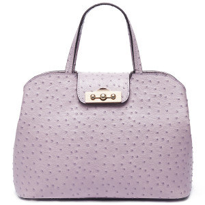 Luxury Top Layer Ostrich Leather Stylish Lady Handbag (S151-A2965)