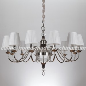 Modern Iron Chandelier Light with K9 Crystal (SL2095-12)