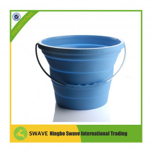 New Design for 205 Silicone Foldable Bucket, Silicone Collapsible Bucket