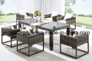 Outdoor Garden Dining Patio Rattan Table and Chair (JJ-S726)