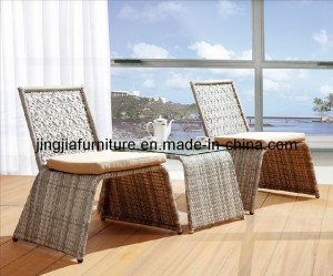 Outdoor Rattan Leisure Garden Patio Coffee Dining Set (JJ-S738)