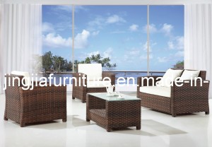 Outdoor Rattan Patio Garden Wicker Corner Sofa (JJ-S695)